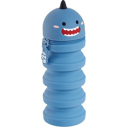 Miquelrius Shark Κασετίνα Βαρελάκι Γαλάζια 844.193525
