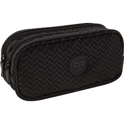 CoolPack Duke Trace Net Κασετίνα Βαρελάκι με 2 Θήκες Μαύρη F065820