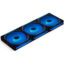 Lian Li Uni Fan Infinity SL Reverse Case Fan 120mm ARGB με Σύνδεση 3-Pin 4-Pin PWM 3τμχ Black