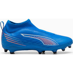 Puma Ultra 6 Match+ Ll FG/AG 108526-01 Παιδικά Ποδοσφαιρικά Παπούτσια με Τάπες και Καλτσάκι Μπλε