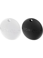 Boompods BoomTag Anti-Lost Tracker Apple Find My Black & White 2 Pack