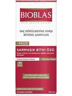 Bioblas Ivy Plant Extract Σαμπουάν κατά της Τριχόπτωσης 375ml
