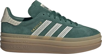 adidas gazelle silver green womens Shop Beige Womens Gazelle Bold Lace Up Sneakers  Shoebacca