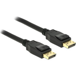 DeLOCK Καλώδιο DisplayPort 1.2 to DisplayPort Male 1.5m Black 85508