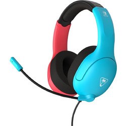 Turtle Beach Airlite Fit Gaming Headset Over Ear Light Blue Red