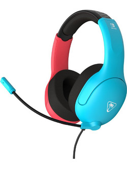 Turtle Beach Airlite Fit Gaming Headset Over Ear Light Blue Red