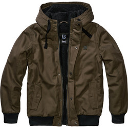 Brandit Ανδρικό Μπουφάν Χειμωνιάτικο Bomber Χακί 3193-15001