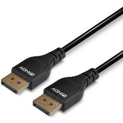 Lindy Καλώδιο DisplayPort 1.4 to DisplayPort Male 2m Black 36462