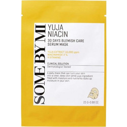 Some By Mi Yuja Niacin 30 Days Blemish Sheet Μάσκα Προσώπου για Ακμή & Λάμψη 25gr