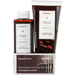 Korres Argan Oil Σετ Περιποίησης Μαλλιών Conditioner 200ml + Σαμπουάν 250ml