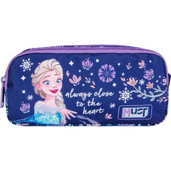 Must Frozen Always Close To The Heart Κασετίνα Βαρελάκι με 2 Θήκες Μωβ 565024