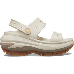 Crocs Ανατομικές Καλοκαιρινές Γυναικείες Πλατφόρμες Χαμηλές Εκρού Μπεζ 207989-214
