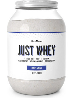 GymBeam Just Whey Cookies & Cream Πρωτεΐνη Ορού Γάλακτος Γράμμωσης 1kg