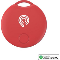 Hyperloq NeoTag Apple Anti-Lost Tracker Apple Find My Red 1 Pack