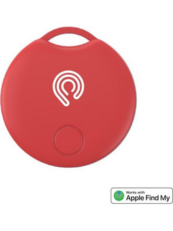 Hyperloq NeoTag Apple Anti-Lost Tracker Apple Find My Red 1 Pack