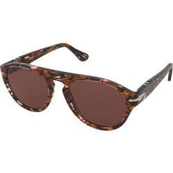 Persol PO3370S 1220/H2 Ανδρικά Γυαλιά Ηλίου Aviator Κοκάλινα Καφέ με Καφέ Φακό