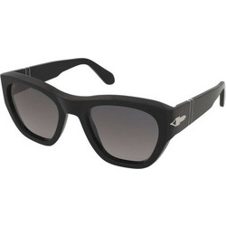 Persol PO0054S 95/M3 Γυαλιά Ηλίου Τετράγωνα Κοκάλινα Μαύρα με Μαύρο Φακό