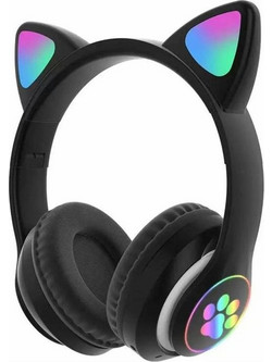 Aptel ZS7F Ασύρματα Bluetooth Παιδικά Ακουστικά On Ear Μαύρα