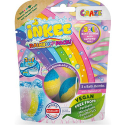Craze Rainbow Bath Bombs 3τμχ