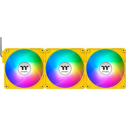 Thermaltake CT120 EX Case Fan 120mm ARGB με Σύνδεση 4-Pin PWM 3τμχ Bumblebee