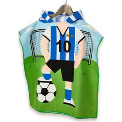 WhiteEgg Παιδικό Πόντσο Θαλάσσης Microfiber Γαλάζιο 60x60cm T026/12