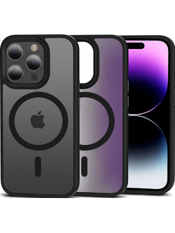 Tech-Protect Magmat Back Cover Matte Black (iPhone 15 Pro Max)