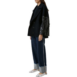 Beatrice B. Γυναικείο Ημίπαλτο Μάλλινο Μαύρο 24FA2600VELOUR