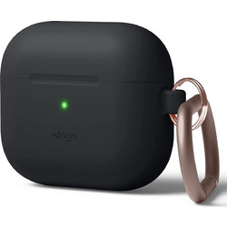 elago Hang Θήκη Σιλικόνης με Γάντζο για Apple AirPods 3 Μαύρη