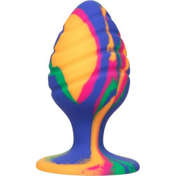 CalExotics Cheeky Swirl Tie-Dye Large Πρωκτική Σφήνα 9cm D-232205