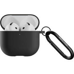Native Union Active Θήκη Σιλικόνης με Γάντζο για Apple AirPods 4 Μαύρη