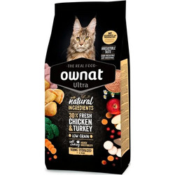 Ownat Ultra Young Sterilised Low Grain with Chicken & Turkey 400gr