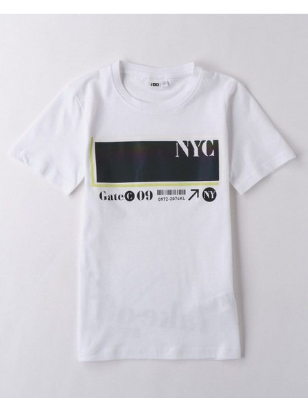 iDo Παιδικό T-Shirt Κοντομάνικο Λευκό 4B624-0113