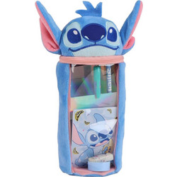 Cerda Stitch Κασετίνα Βαρελάκι Γεμάτη Μπλε 2700001710A