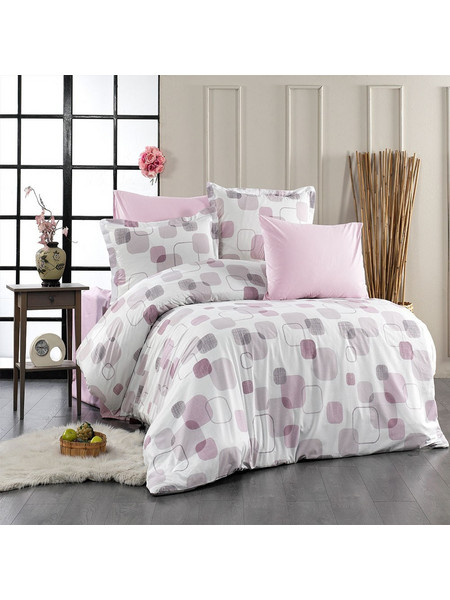 Dimcol Πάπλωμα Μονό 160x240 Μελίνα 709 White Lilac