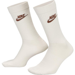Nike Everyday Essential Ανδρικές Κάλτσες Ψηλές Εκρού 3Pack DX5025-904