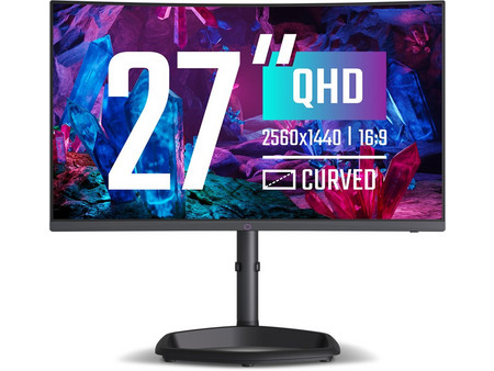 Cooler Master GM27QPA IPS HDR Curved Gaming Monitor 27" 2560x1440 QHD 240Hz 5ms
