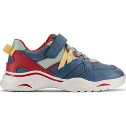 Clarks Παιδικά Sneakers Navy Μπλε Κόκκινα 26181081