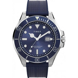 Timex Harborside Ανδρικό Ρολόι με Μπλε Καουτσούκ Λουράκι TW2Y05000