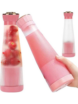 Usb 07304_R Φορητό Μπλέντερ για Smoothie 400ml 20W