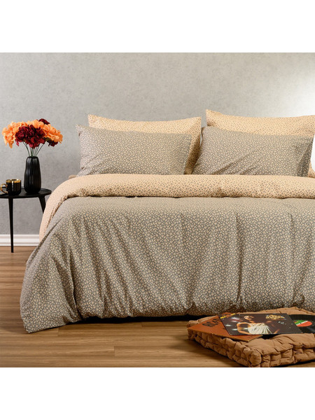 Melinen Σετ Σεντόνια Μονά Βαμβακερά 170x270 Ultra Line Samuele Grey