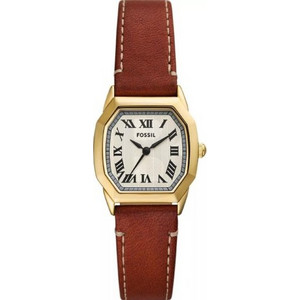 Fossil Harlow Γυναικείο Ρολόι με Καφέ Δερμάτινο Λουράκι ES5364 Fossil Harlow Γυναικείο Ρολόι με Καφέ Δερμάτινο Λουράκι ES5364