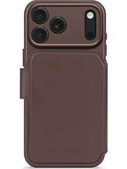 Decoded Leather Detachable Wallet Brown (iPhone 17 Pro Max)