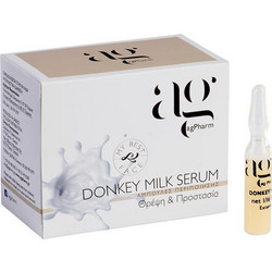 AG Pharm Donkey Milk Αντιγηραντικό Serum Προσώπου με Γάλα Γαϊδούρας 24x2ml