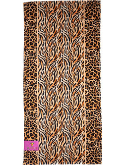 Tortue Animal Print Παιδική Πετσέτα Θαλάσσης Καφέ 70x140cm S5-146-100
