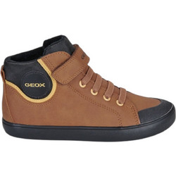 Geox Gisli Παιδικά Sneakers Μποτάκια Καφέ J465CC0MEFUC0202