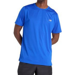 New Balance Ανδρικό Αθλητικό T-Shirt Μπλε MT41222-BUM