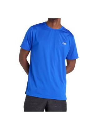New Balance Ανδρικό Αθλητικό T-Shirt Μπλε MT41222-BUM