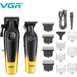 VGR T02116700 Σετ Ξυριστική + Κουρευτική Μηχανή