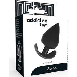 Addicted Toys Πρωκτική Σφήνα 6.5cm Μαύρη D-222054