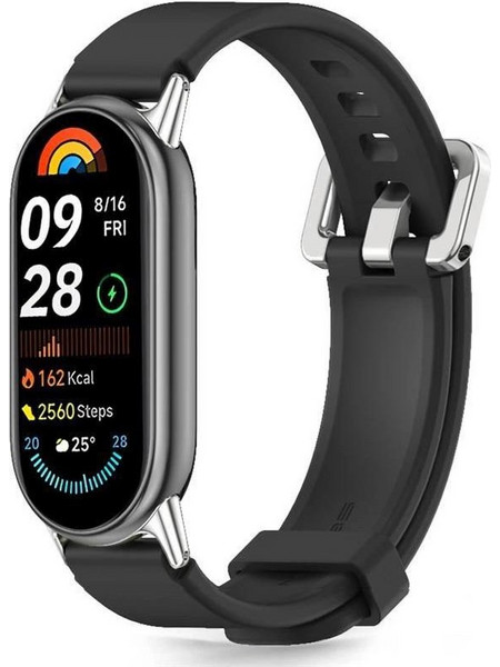 Tech-Protect Iconband Classic Λουράκι Σιλικόνης Black (Xiaomi Smart Band 8 / 9 / 10)